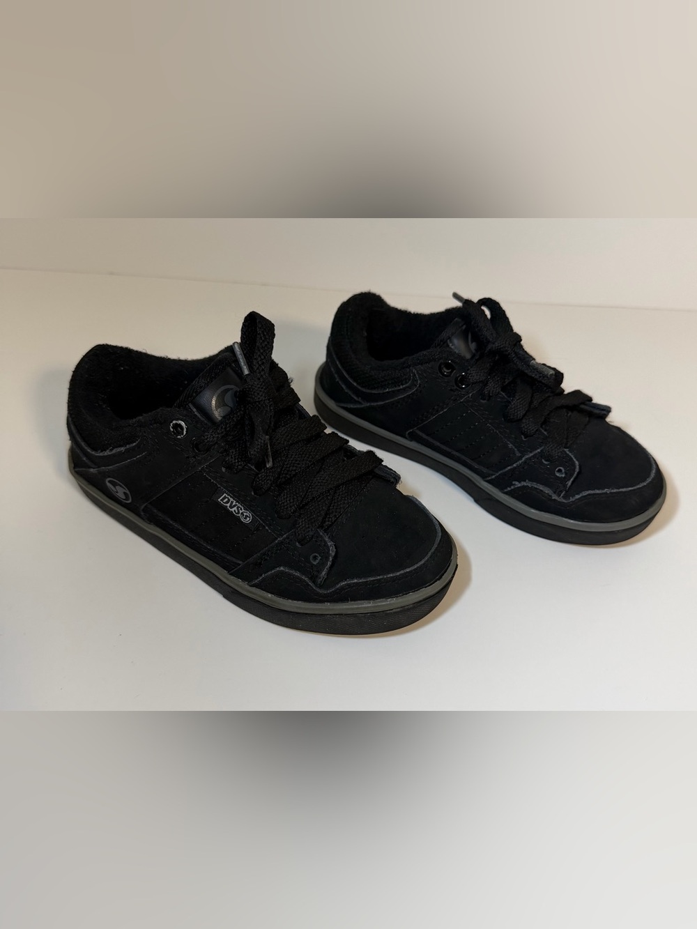 DVS Ignition CTX Skateboarding Shoes Sneakers Lace Up Black Toddler Boys 11